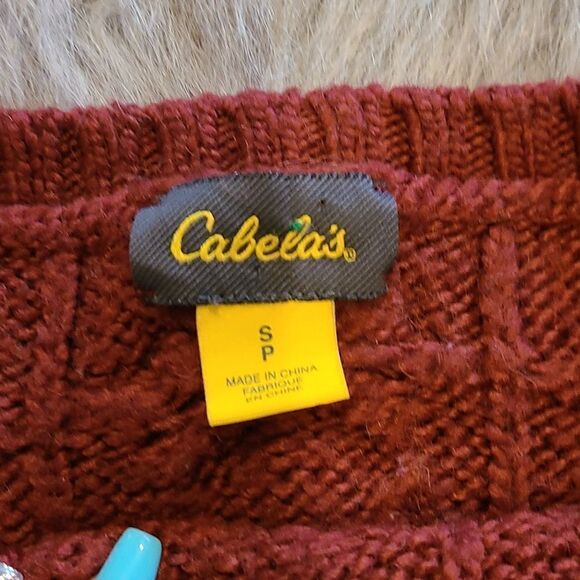 Cabelas womens cable knit sweater size small‎ - Picture 2 of 4